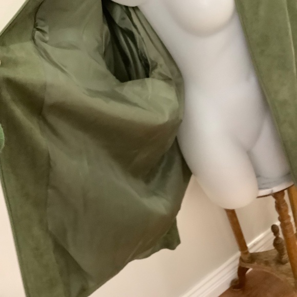 Tan Jay fax suede blazer Jacket 24 W - Picture 4 of 11